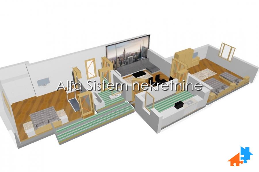 Izdavanje: Trosoban stan 80 m², Stari grad – Beograd