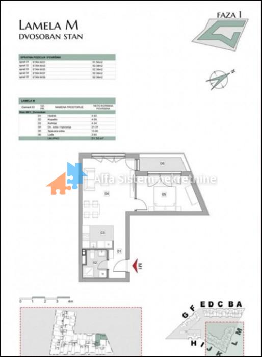 Izdavanje: Dvosoban stan 53 m², Novi Beograd – Beograd