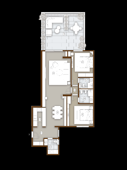 Izdavanje: Trosoban stan 135 m², Savski venac – Beograd